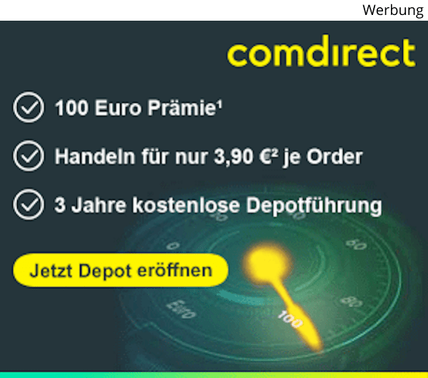 Comdirect 100 Euro PrГ¤mie